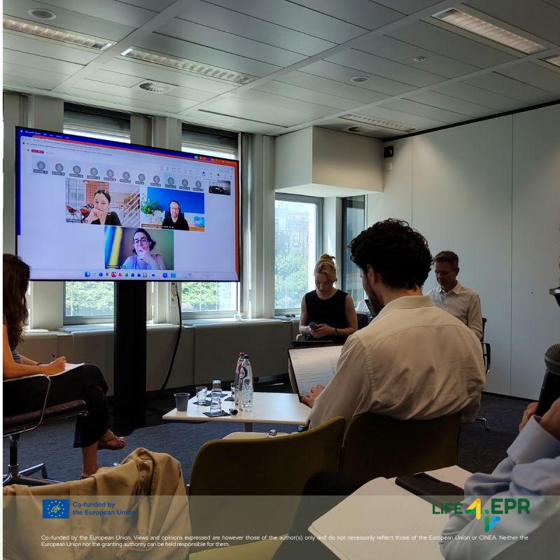 LIFE4EPR presenta en Bruselas los primeros resultados del registro unificado de productores